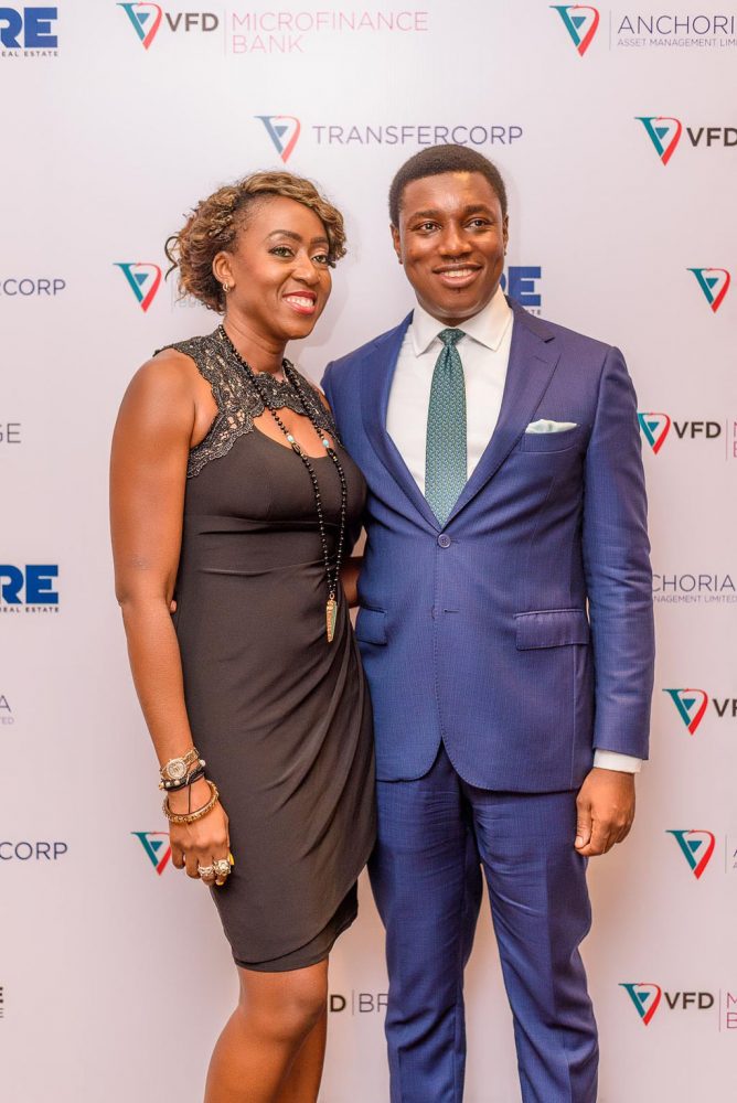 L-R; Jewel Okwechime, Independent Non-Executive Director; and Nonso Okpala, GMD/CEO, VFD Group.