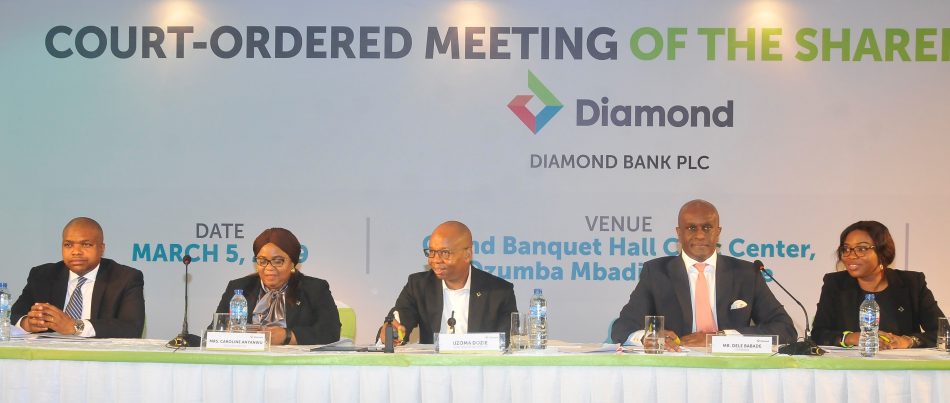 Diamond Bank shareholders approve merger at EGM