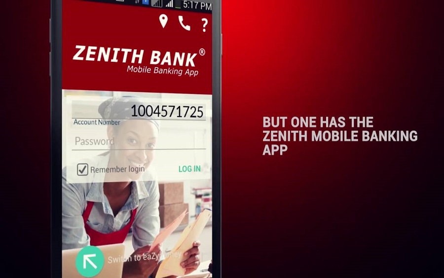 Zenith Bank upgrades Iits Mobile Banking application