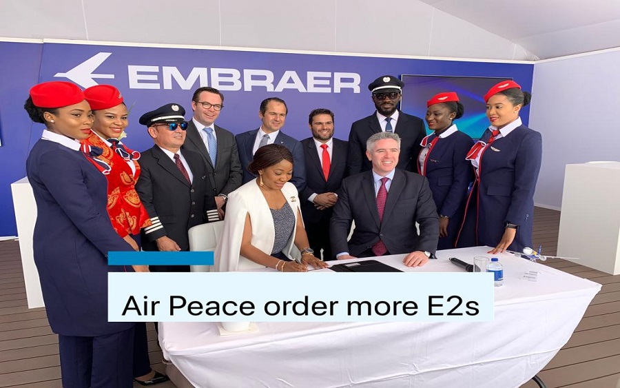 Air Peace signs deal with Brazillian aerospace company