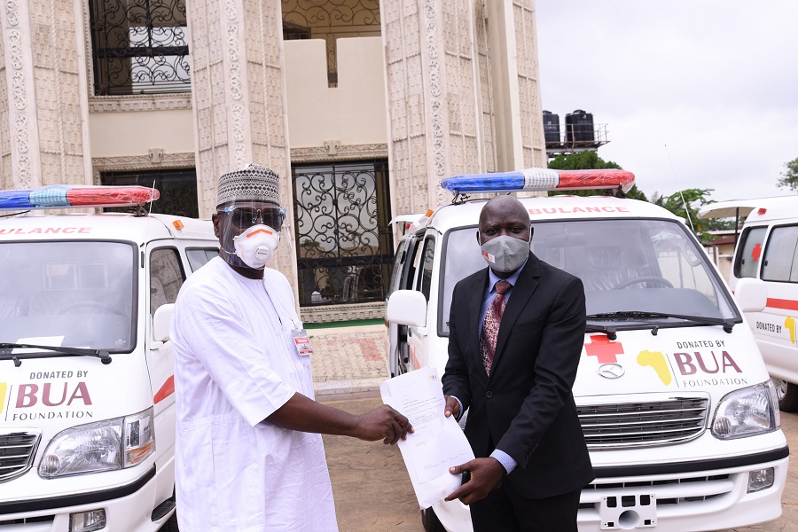 Rivers, Kwara, receive 6 ambulances, food supplies and N100million each from BUA for COVID-19 intervention