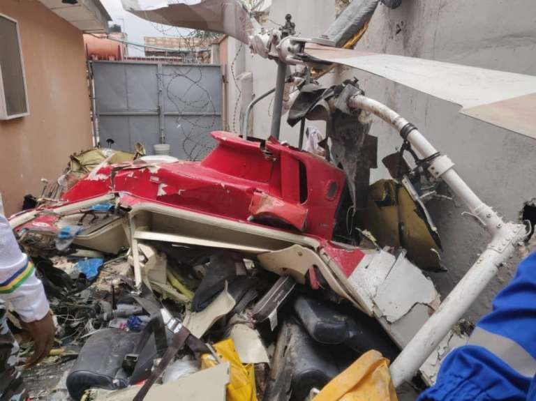 Helicopter crashes into building in Lagos, claims two lives