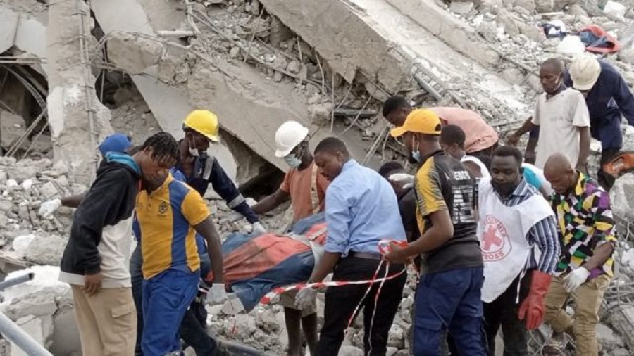 Collapsed Lagos Building: NEMA says it has established contacts with some victims,