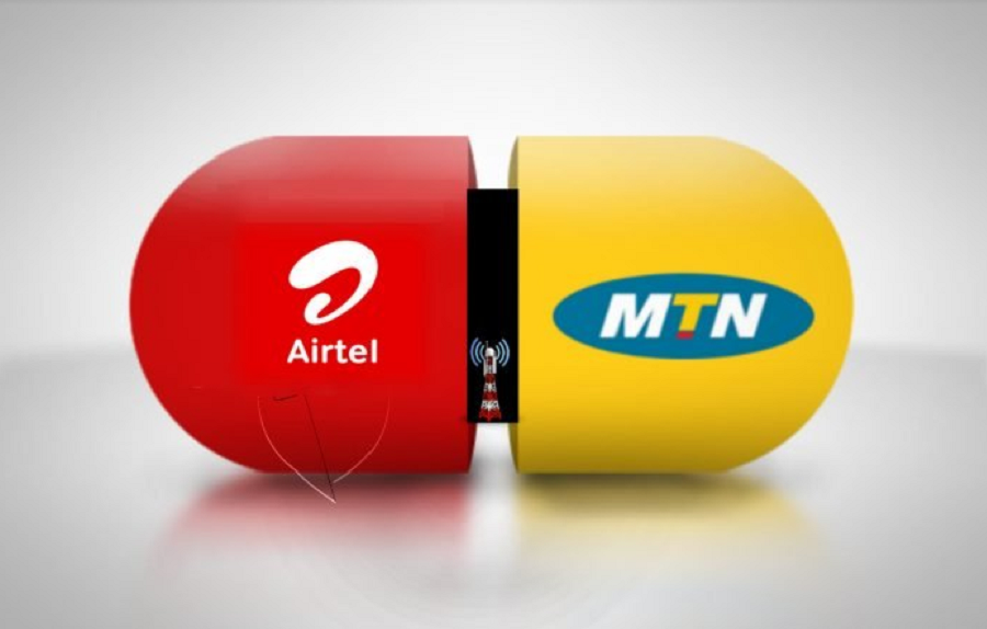 Data is on the brink of overtaking voice revenue for MTN and Airtel