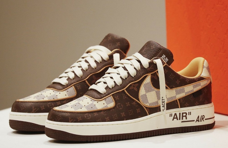 Virgil Abloh's Louis Vuitton x Nike AF1 Sneakers Sold For $25.3 Million
