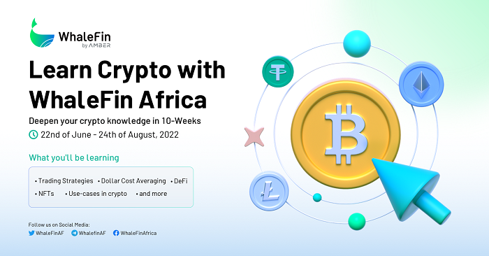 Learn Crypto with WhaleFin Africa set to launch for 10-Weeks
