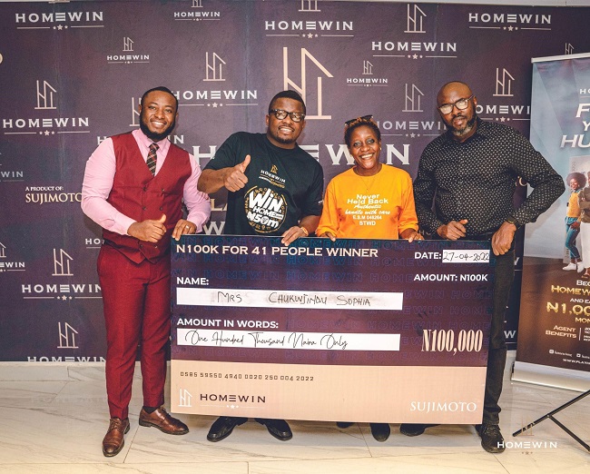 22-year-old Lagos State University student wins N12 million in Sujimoto’s Homewin Salary for Life