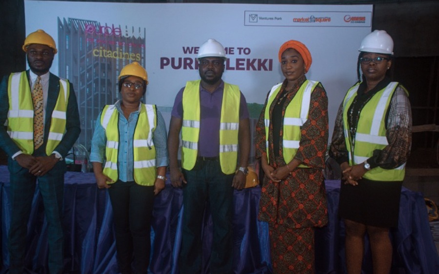 G.Jayeola Okuazun, General Manager, Ventures Park; Chinonye Nwatu, Area Operations Manager, Sundry Markets; Laide Agboola, Chief Executive Officer, Purple ; Nafisah Abubakar, Director, Ventures Park, Seyi Sowale, GED – Finance and Strategy, Purple.