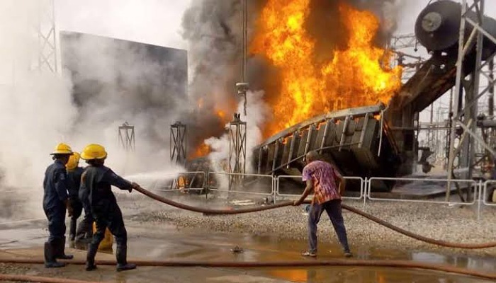 TCN confirm fire incident at substation as it battles to restore supply