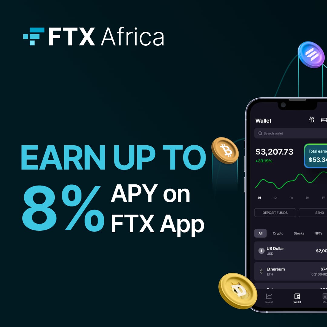 FTX offers up to 8% APY on user’s assets