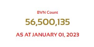 Nigerian banks recorded 4.8 million BVN registrations in 2022