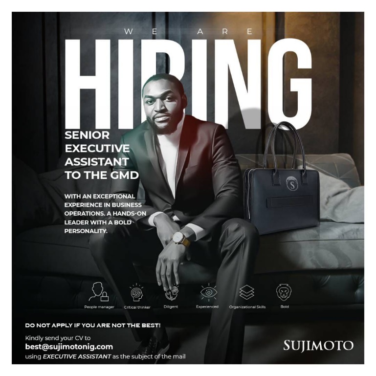 Sujimoto is hiring- join the team of the 1% professionals