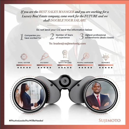 Sujimoto is hiring- join the team of the 1% professionals