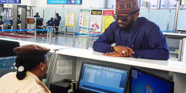 Nigeria Immigration Service Issues 53 644 Visas At Lagos Airport In   Arrival Section 750x375 