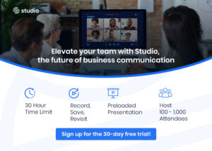 Studio makes waves with 5000+ active users, redefining video conferencing and collaboration