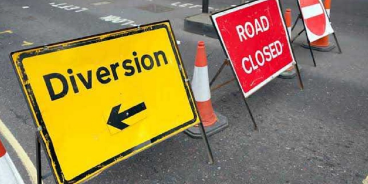 Traffic diversion, Ikorodu General Hospital