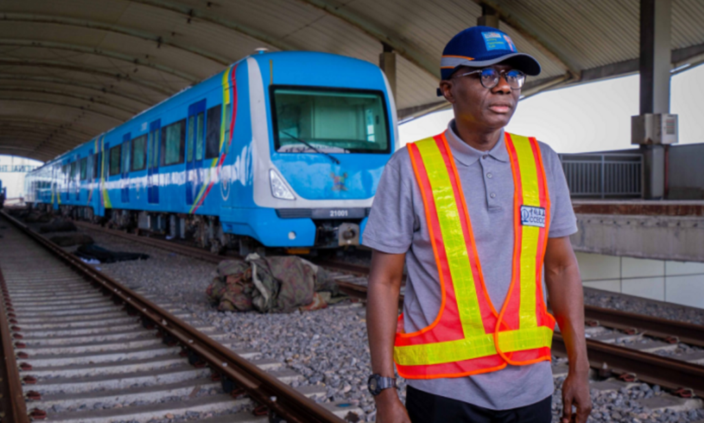 Lagos state, Babajide Sanwo-olu, Redline and Blue Line rail