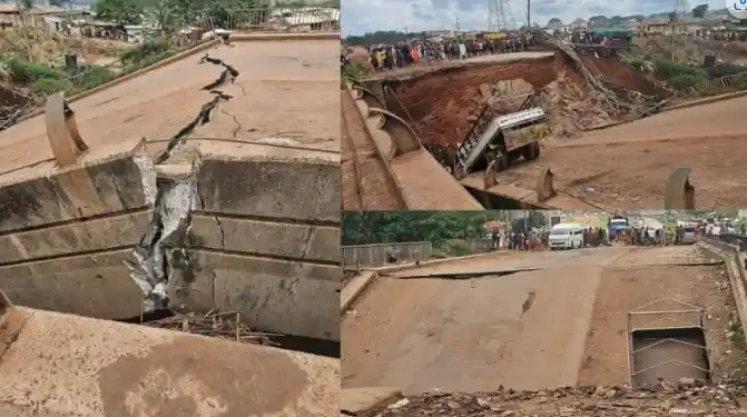 Bridge collapses on Enugu-Port Harcourt Expressway - Nairametrics