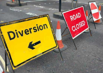 traffic diversion, National Stadium Bridge , Funsho William Avenue