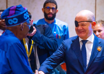 President Tinubu , Olaf Scholz,