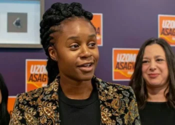 Uzoma Chioma Asagwara is sworn in as Deputy Premier and Health Minister in Canada