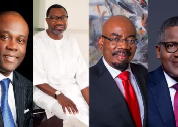 Dangote, Otedola, Wigwe, and Ovia’s companies gain N3.1 trillion in 2023