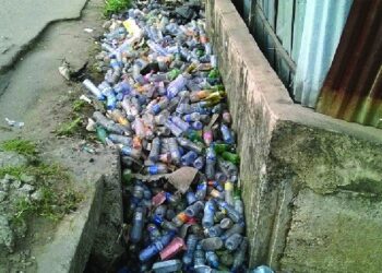 plastic wate blockage