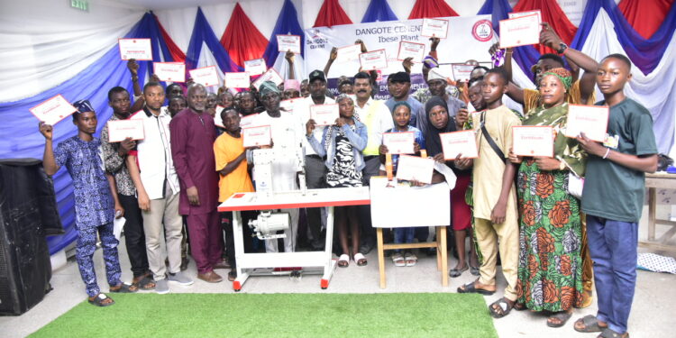 305 host communities youths graduated from Dangote Cement’s vocational empowerment programmes
