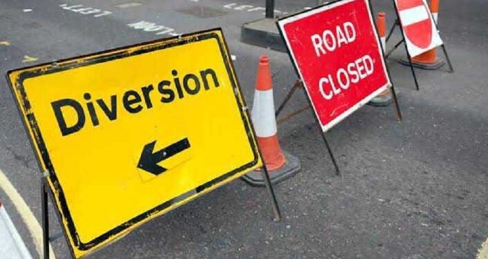 Traffic diversion,