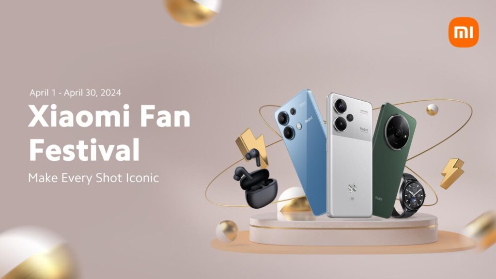 Unlock your April must-haves at the Xiaomi fan festival!