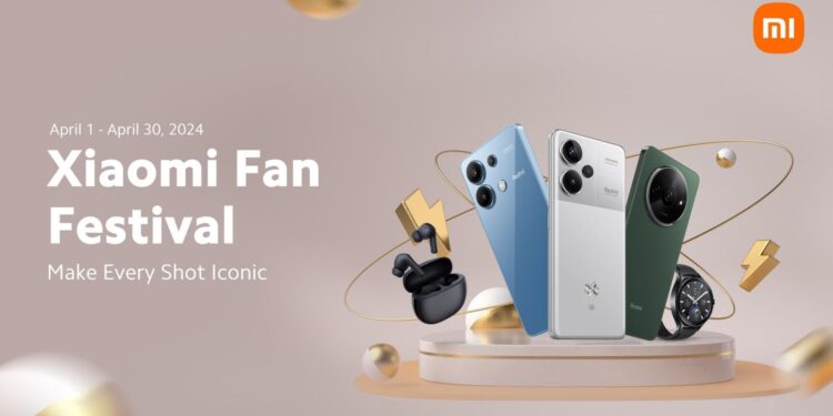 Unlock your April must-haves at the Xiaomi fan festival!