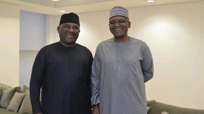 Aliko Dangote and Abdulsamad Rabiu