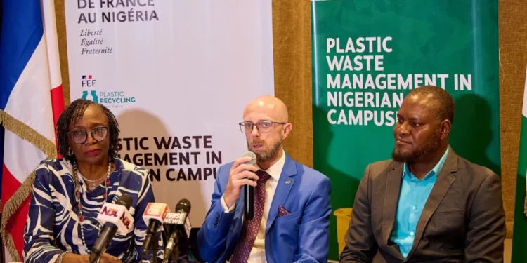 French Embassy launches €753,000 plastic waste management project in 13 Nigerian universities