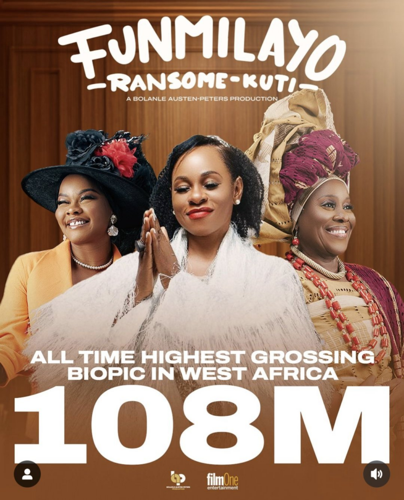 Funmilayo Ransom Kuti Biopic rakes N100 million in ticket sales in less ...