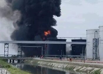 Fire guts section of Dangote Refinery in Lagos  