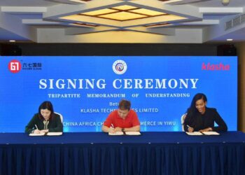 Klasha, China-Africa Chamber of Commerce in Yiwu, and Rocher Global signed an MOU to further China-Africa trade and cross-border payments