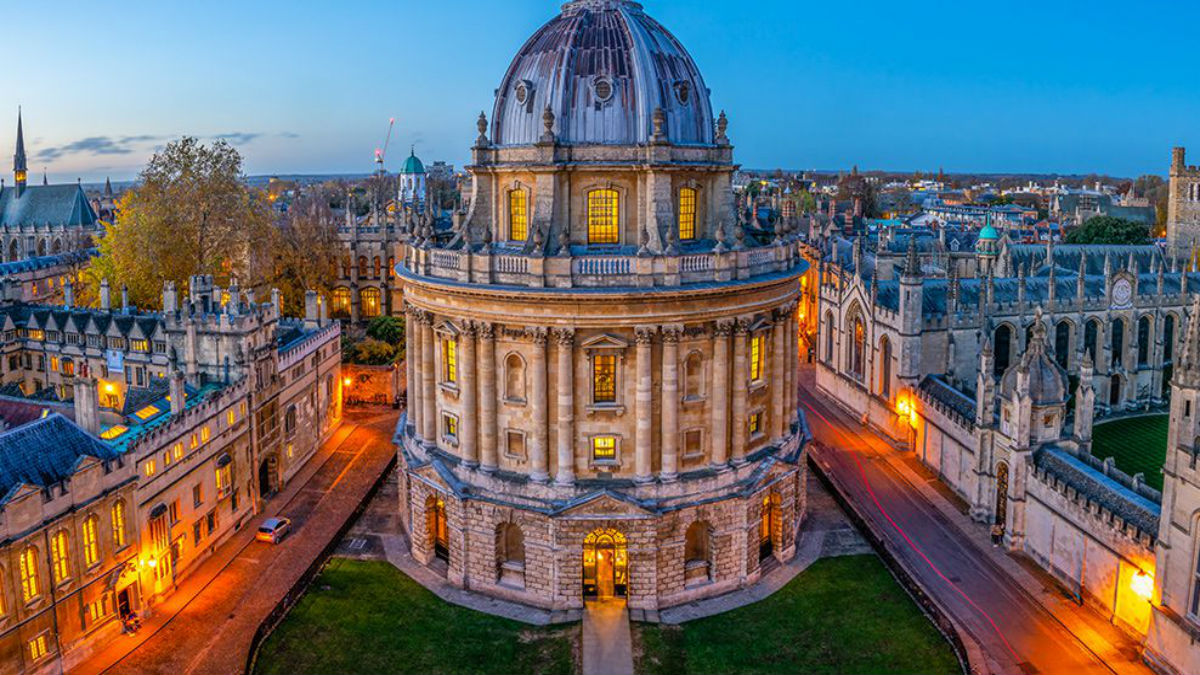 An Oxford College building in the United Kingdom