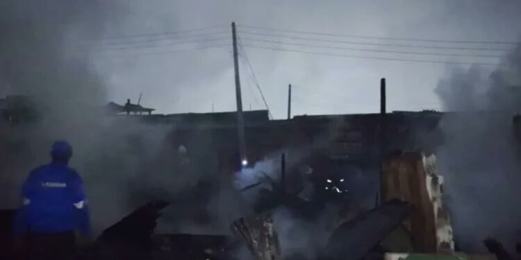 Fire destroys Lagos Plank Market with property worth millions 