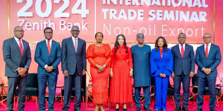 Stakeholders advocate increased investment in non-oil export products as a panacea for economic diversification at the 2024 Zenith bank international trade seminar