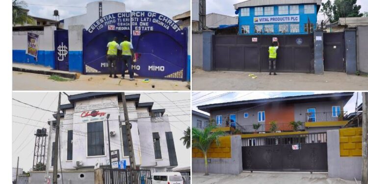 Lagos govt seals churches, hotels, others over environmental infractions 