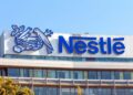 Nestlé logo on company building