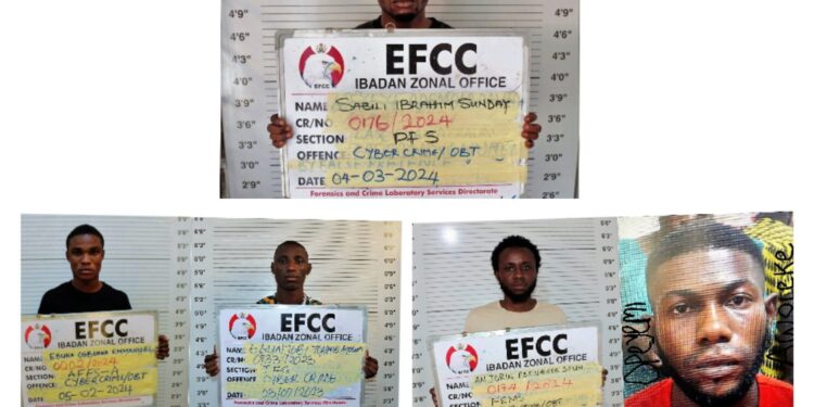 Court convicts two brothers, 33 others for internet fraud in Ibadan