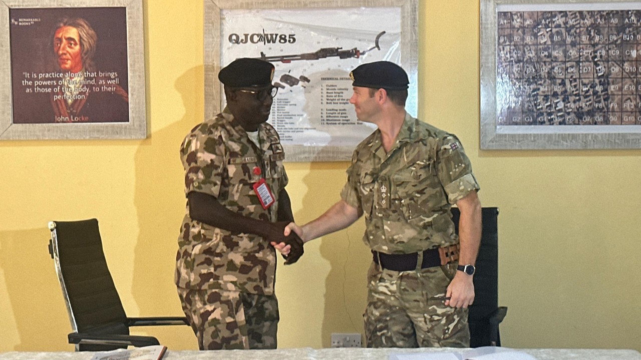 UK donates N1 billion non-lethal military equipment to Nigerian military 