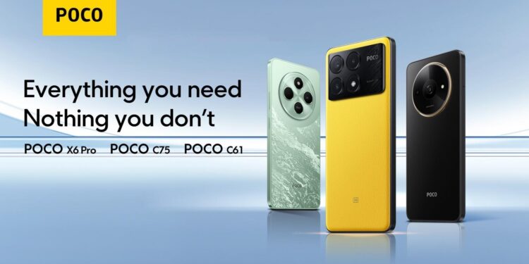 POCO Media Launch: Xiaomi introduces POCO X6 Pro 5G, POCO C75, and POCO C61 in Nigeria 