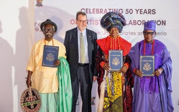 U.S. honours three Nigerian artists on 50th anniversary of art partnership