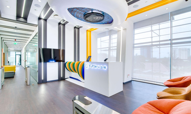 Africa’s leading payments technology company, Flutterwave partners with Spacefinish for new headquarters design 