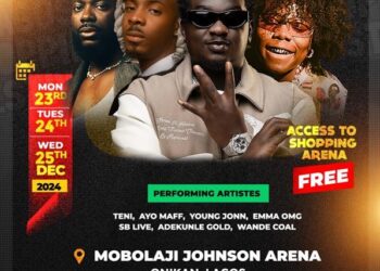 Adekunle Gold, Wande Coal, Teni, Young Jonn, set to thrill fans at Lagos Shopping Festival 