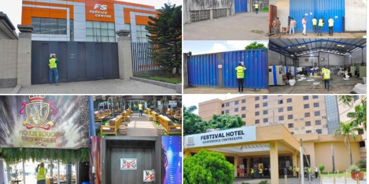 Lagos govt seals 9 businesses in Mushin, Amuwo Odofin, and Okota Isolo for noise, environmental violation 