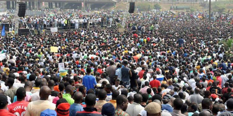 Nigeria ranked 6th in global population with 235 million people 