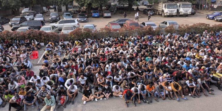 Crypto investment scam: EFCC arrests 792 suspects, including 148 Chinese trainers in sting operation 